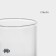 Glass mug Magistro "mountains", 330 ml