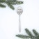 Spoon souvenir with an engraving “Happy New Year!”, 3 x 14 cm