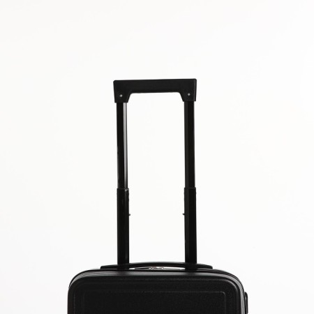 Small 18 suitcase, lightning department, 4 wheels, black color-4