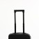 Small 18 suitcase, lightning department, 4 wheels, black color