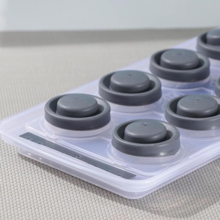 Ice form with a lid, 10 cells, 30 × 12 × 4.5 cm, color mix-2