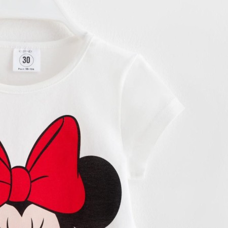 T-shirt Children's Cool Girl Minnie Mouse, height 86-92, white-2