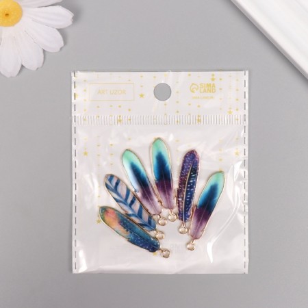 Decor for creativity Metal, enamel "Color Fike" mix 4x0.9 cm-3