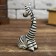 Souvenir tree "Bowing zebra" 13x5.5x3.5 cm