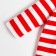 Body dress Brock I am a “bow”, height 68-74 cm, red/white color