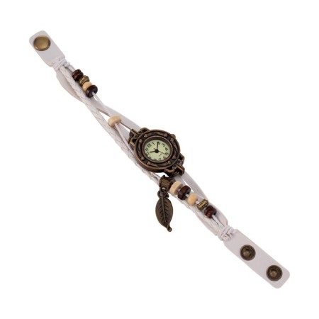 Women's watch "Elios", discrete move, strap 19.5 cm, d-2.5 cm, white-3