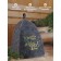 A cap for a bath with embroidery "in a healthy body, a healthy mind", gray