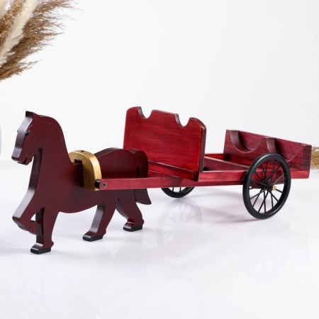 Mini-bar/stand for a bottle chariot, for 2 bottles of 38 x 15.5 x 11 cm-2