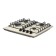 Hon surface NordFrost HS 6040 YR, gas, 4 burners, beige