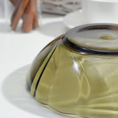 Alta Marea salad bowl, d = 20 cm, glass, haze-2