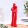 Figure candle "Love couple", 15x5 cm, red