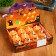 Candle "Pumpkin", LED, species mix