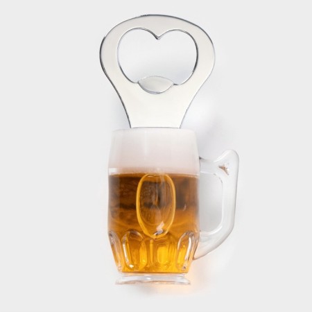 Open of the share "Beer Mug", 10 × 5 cm, silver color-2