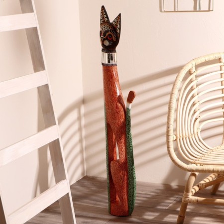 Souvenir tree "Cat in the mirror collar" 80x13x7 cm-2