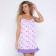 Night shirt female, color lilac, size 46