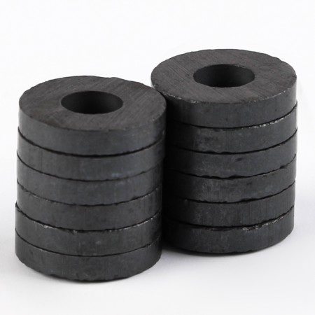 Magnet "Ring" set 12 pcs, size 1 pc 0.55 × 1.35 cm-2