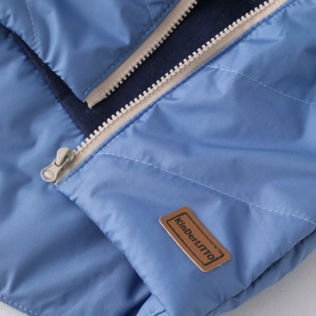 Beginning children's insulated kinderlitto "Orsetto", height 86-92 cm, blue color-5
