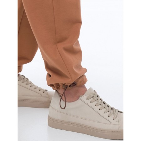 Pants for boys, height 116 cm, brown color-4