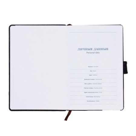 The diary is low, PVC cover, A5 format, 140 sheets in a cage, button, reptile, mix-4