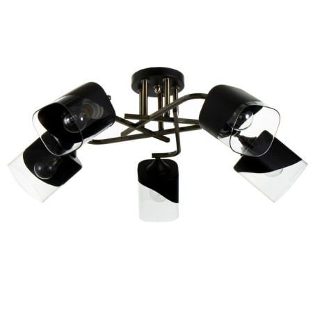 Svetogor chandelier "Game" 5x60W E27 Black 66x66x24cm-1