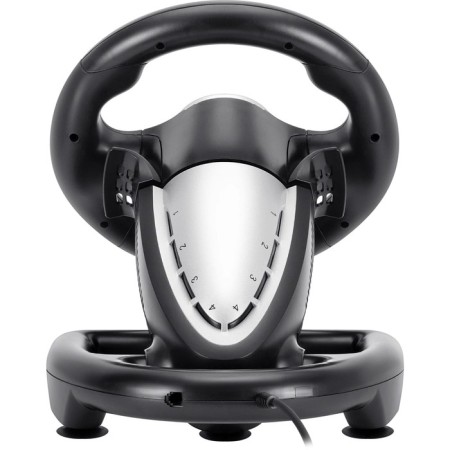 The steering wheel Defender Turbo Pro, wired, vibration, for PC, 2 pedals, USB-3