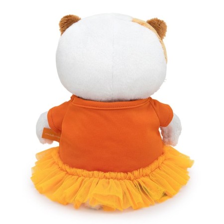 Soft toy "Lee Baby", in a dress with orange, 20 cm-2