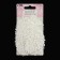 Knitted elements "Patterns", D = 5.5 cm, 10 pcs, white color