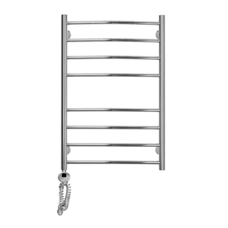 Domoterm electric heated towel rail "Calipso" P8, 500x800 mm, left, chrome-1