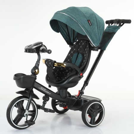 Children's three -haired bicycle Skillmax T006, green color