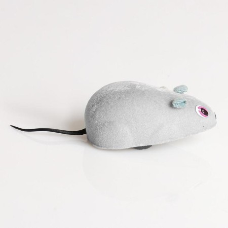 Clockwork mouse, 7 cm, gray-1