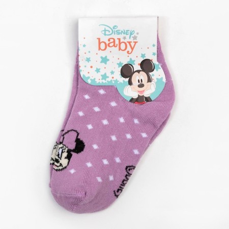 Socks Minnie Mouse, purple, 10-12 cm-3