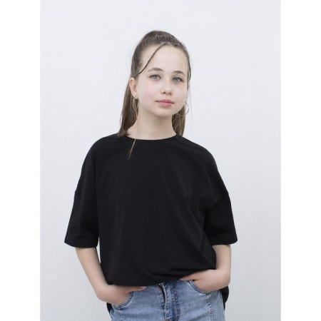 T -shirt unisex, size 46, black color-4