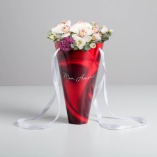 The envelope –Comor flowers, 24 × 27 cm, Ø 15 cm