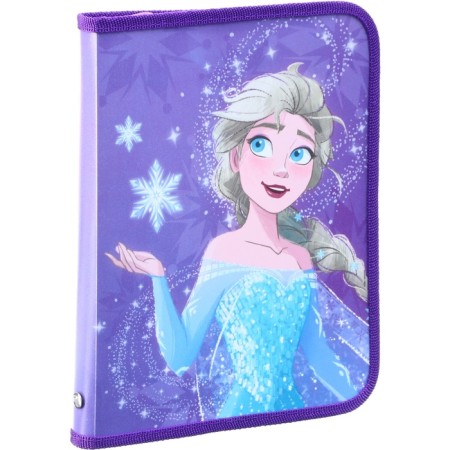 Plastic folder for notebooks A5, on lightning, cold heart-4