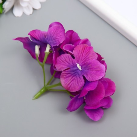 Flowers for decorating "hydrangea" purple 10x10 cm-3