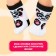 Panda dolls, socks, 2 pairs