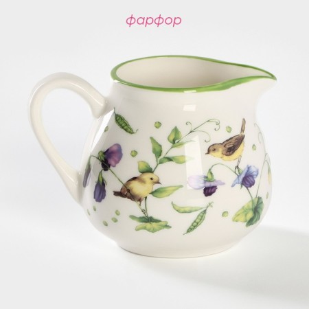 Porcelain shade “Green Garden”, 300 ml, 11.5 × 8 × 8 cm-1