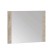 Julia mirror, 800 × 20 × 600 mm, Craft Craft gray