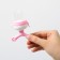 Nibbler with silicone mesh, rotating piston, pink color