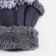Mittens female, dimensionless, with insulation, color gray color