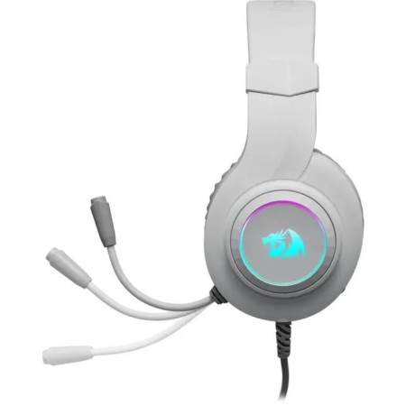 Redragon Hylas headphones, game, microphone, 3.5 mm, 1.8m, white-4