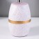 E14 40W Pink 20x20x34 cm Risalux table lamp "Isabella"