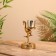 Flamino candlestick aluminum 10x12x19 cm