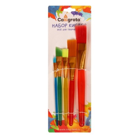 Set of nylon 5 pieces "Rainbow", flat, large-2