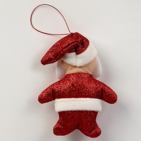 Soft toy "Santa Claus" on the suspension, color mix-1