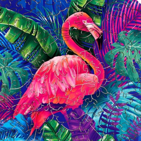 Wooden Figure Puzzle "Paradise Tropics", Round-5