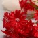 Artificial "Chrysanthemum" premium, 3.5x62 cm, red