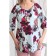 Female blouse, size 50, blue color