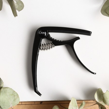 Capodastr for guitar, black-2