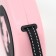 Roulette with a print "Puppy", 5 m, black pink